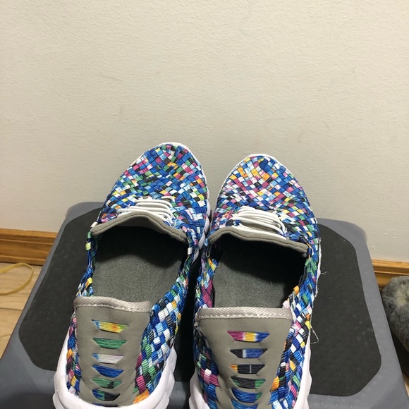 Zee alexis danielle Women’s multi Colorful Woven Sneakers Size 11.5 - Picture 12 of 15